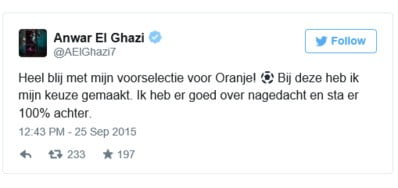 Volgende groeibriljant maakt wel keuze Oranje boven Marokko 1 8310189-13011085