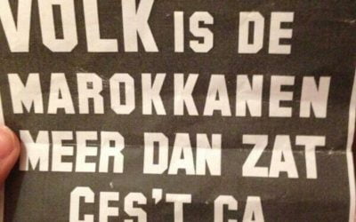 Racistische poster in brievenbus Marokkaanse bewoner Vlaardingen