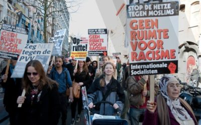 Groot protest tegen racisme