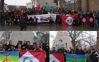 Riffijnen demonstreren in EU tegen belegering van de Rif