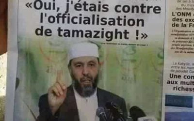 Djaballah de Amazigh Vlag is een bedreiging
