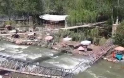 NOORD-AFRIKA 8 Marrakech: zeven kinderen gewond door instorting brug