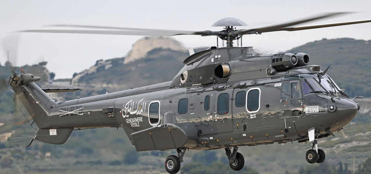 Helikopter van de gendarmerie