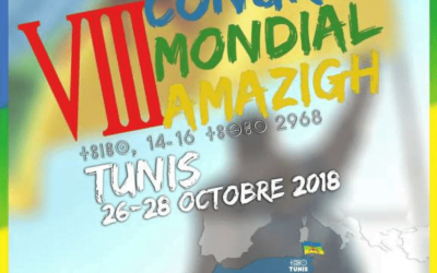 Het Amazigh Wereld Congres van oktober 2018 in Tunis.
