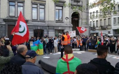 BUITENLAND 6 Honderden Riffijnen op straat voor Rif in Brussel