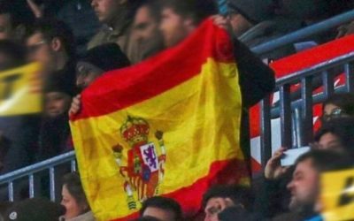 Marokkaanse supporters riskeert 5 jaar cel voor hijsen Spaanse vlag