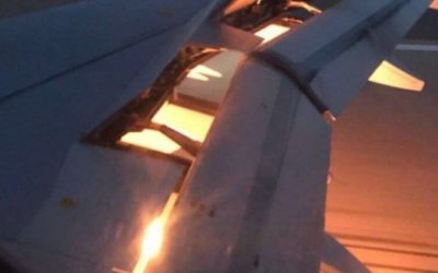 Motor toestel tussen Schiphol en Nador vliegt in brand